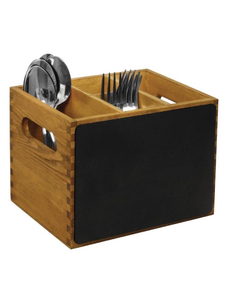 Porte-couverts Olympia avec ardoise - 150x210x160 mm