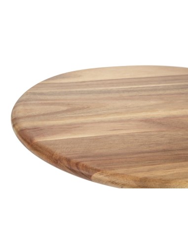 Planche ronde en acacia Olympia 355 mm - Bois durable
