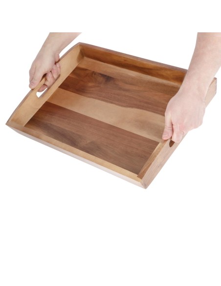 Plateau de service en acacia Olympia 508x350 mm