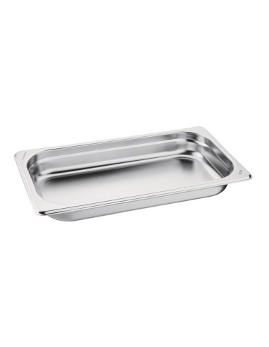 Bac inox GN1/3 Vogue 40mm - 1,45 L - Standard Gastronormes