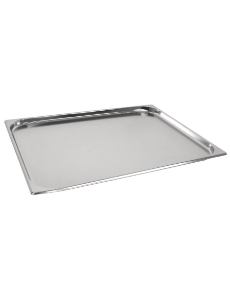 Bac inox GN 2/1 Vogue 20mm - 5,4 L, acier inoxydable