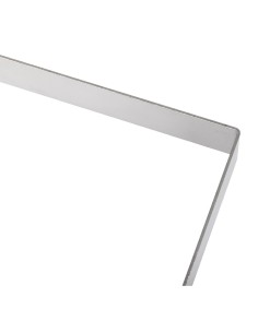 Cercle à tarte carré inox De Buyer 200 x 20 mm 2
