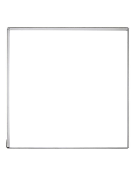 Cercle à tarte carré inox De Buyer 200 x 20 mm