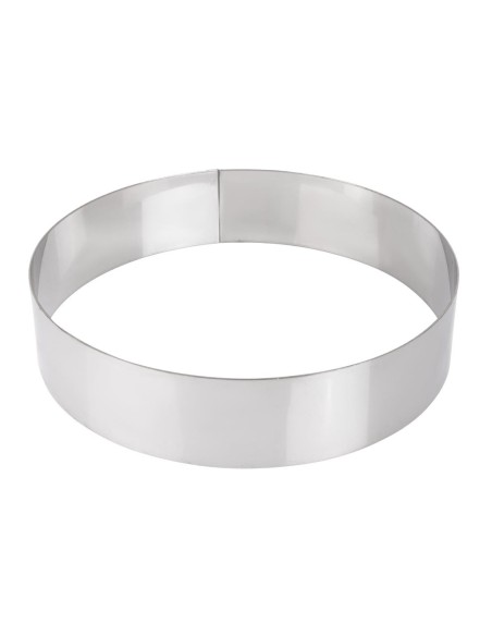 Cercle à mousse inox De Buyer 200 x 45 mm - Vente en ligne