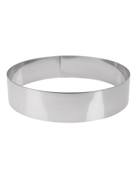 Cercle à mousse inox De Buyer 200 x 45 mm - Vente en ligne