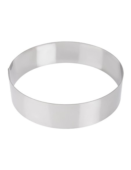 Cercle à mousse inox De Buyer 240 x 60 mm - Vente en ligne