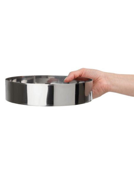Cercle à mousse inox De Buyer 240 x 60 mm - Vente en ligne
