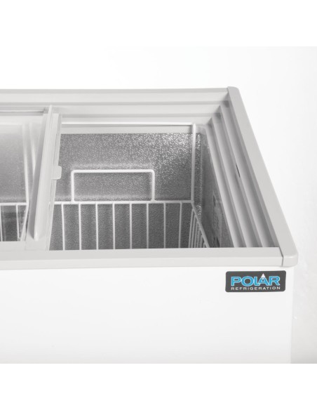 Congélateur coffre vitré Polar Série G 270L - 250W