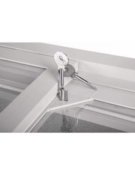 Congélateur coffre vitré Polar Série G 270L - 250W