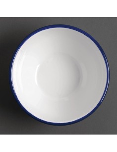 Bols en acier émaillé Olympia 155 mm - lot de 6 2