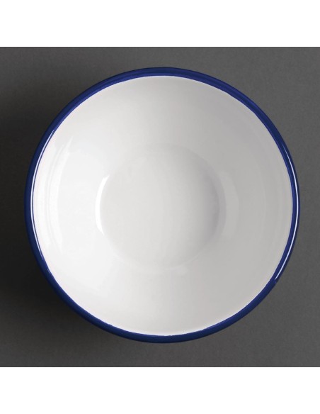 Bols en acier émaillé Olympia 155 mm - lot de 6