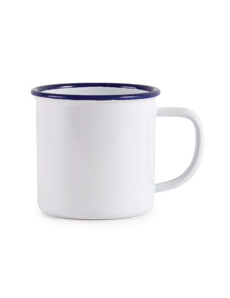 Mug acier émaillé Olympia 350 ml - lot de 6