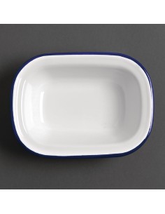 Plats en acier émaillé Olympia 180x135 mm - lot de 6 2