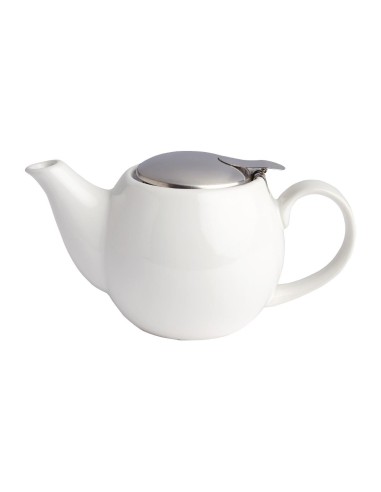 Théière blanche Olympia Café 510ml - Porcelaine
