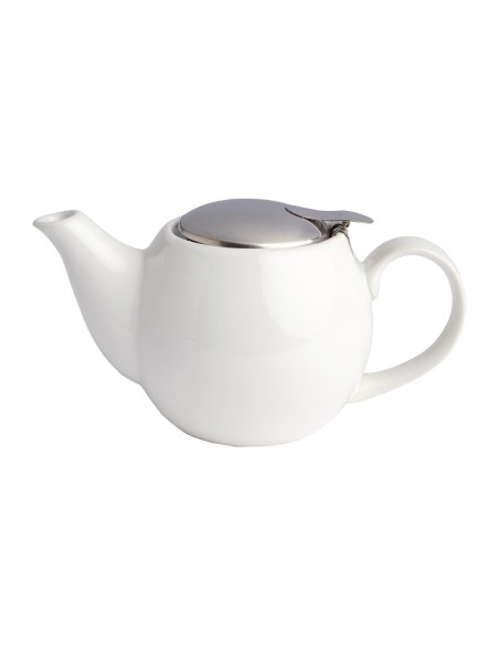 Théière blanche Olympia Café 510ml - Porcelaine