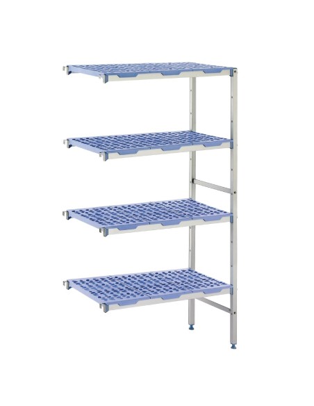 Rayonnage modulaire angle 4 niveaux Tournus 400x849 mm