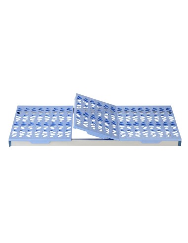 Rayonnage modulaire 4 niveaux Tournus 400x690 mm - Aluminium