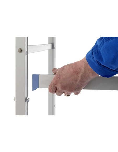 Rayonnage modulaire 4 niveaux Tournus 500x690 mm - Aluminium & polypropylène
