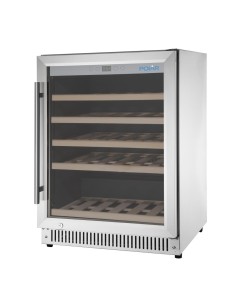 Rafraîchisseur à vin sous comptoir Polar Série G inox 47 bouteilles