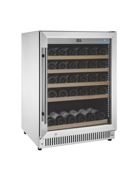 Rafraîchisseur à vin sous comptoir Polar Série G inox 47 bouteilles