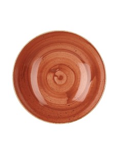Assiettes Churchill Stonecast Orange 182 mm - Lot de 12