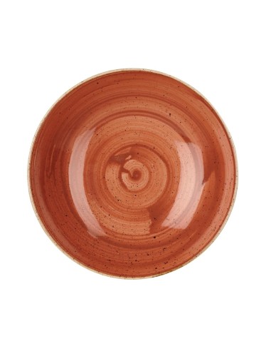 Assiettes Churchill Stonecast Orange 182 mm - Lot de 12