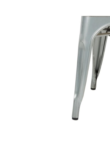 Chaises Bolero acier galvanisé - lot de 4, style industriel