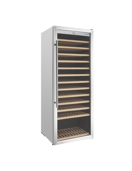 Cave à vin inox Polar Série G 118 bouteilles - 330 L