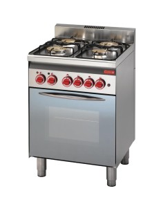 Fourneau 4 feux gaz + four convection - Gastro M 60/60CFGE