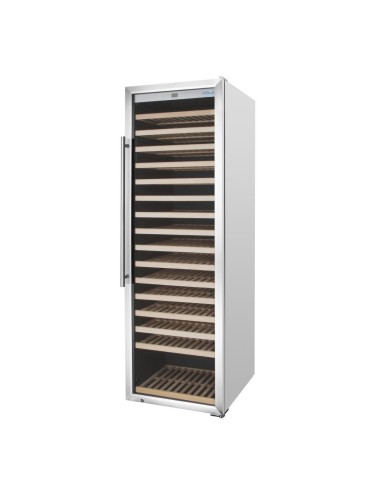 Cave à vin inox Polar Série G 187 bouteilles - 465 L