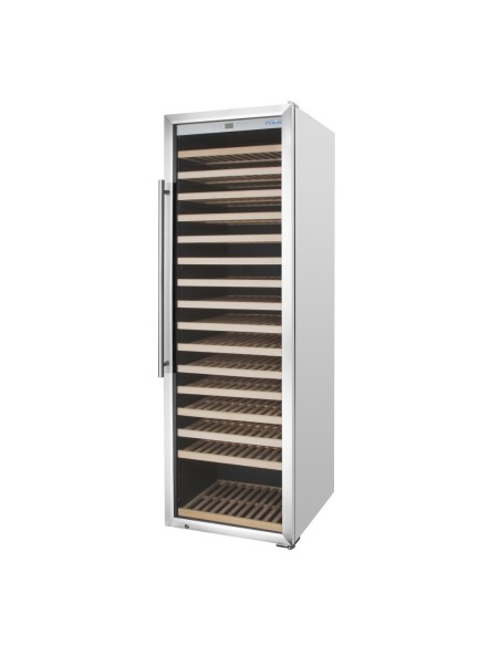 Cave à vin inox Polar Série G 187 bouteilles - 465 L