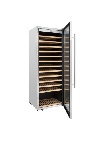 Cave à vin inox Polar Série G 118 bouteilles - 330 L