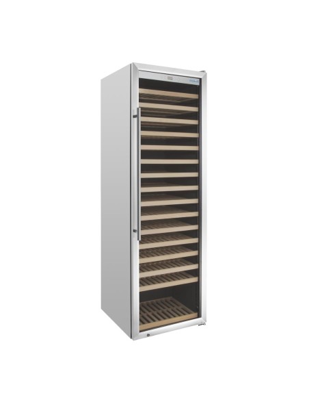 Cave à vin inox Polar Série G 187 bouteilles - 465 L