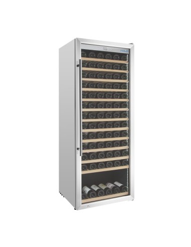 Cave à vin inox Polar Série G 118 bouteilles - 330 L