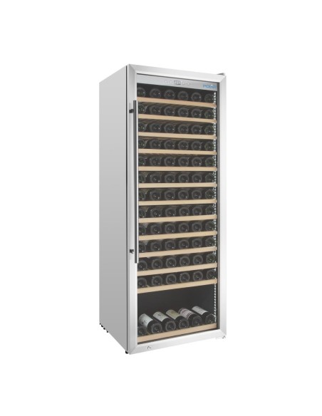 Cave à vin inox Polar Série G 118 bouteilles - 330 L