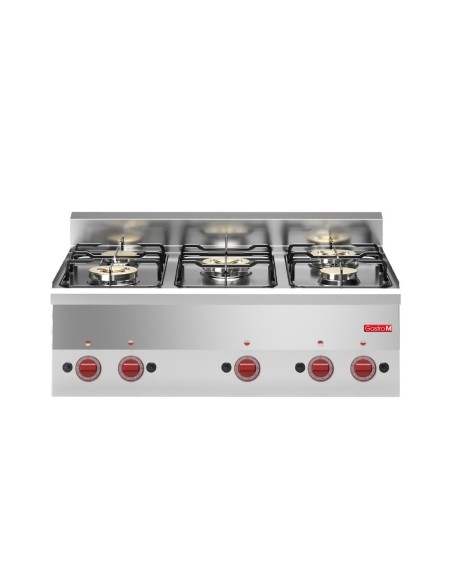 Fourneau gaz Gastro M 600 5 feux - 15,5 kW