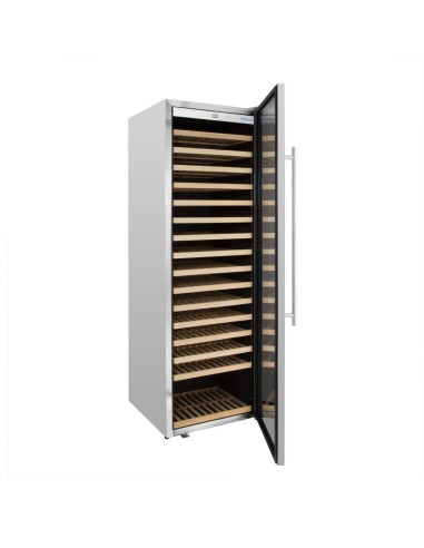 Cave à vin inox Polar Série G 187 bouteilles - 465 L