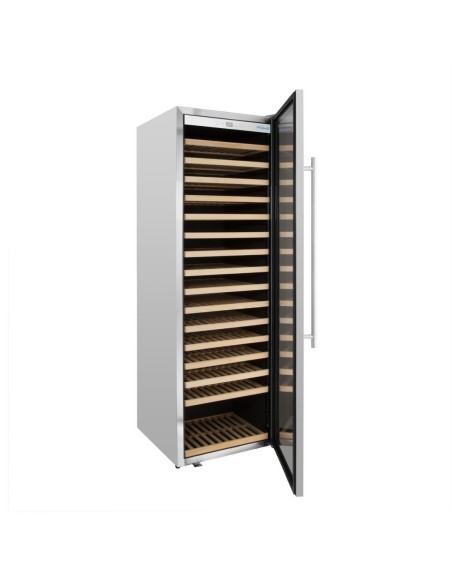 Cave à vin inox Polar Série G 187 bouteilles - 465 L