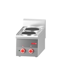 Fourneau 2 plaques électriques Gastro M 60/30PCE - Inox