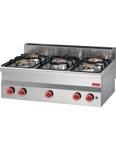 Fourneau gaz Gastro M 600 5 feux - 15,5 kW