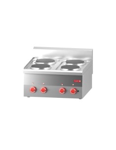 Fourneau 4 plaques électriques Gastro M 600 - inox 6kW