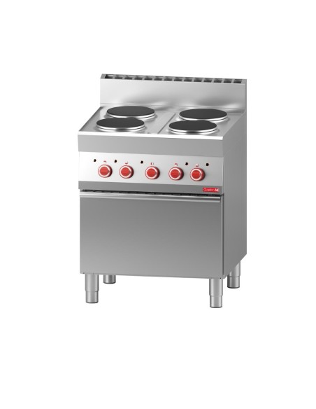 Fourneau électrique 4 plaques Gastro M 650 - inox