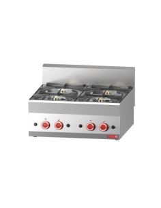 Fourneau gaz 4 feux Gastro M 650 - 17,2 kW