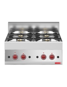 Fourneau gaz 4 feux Gastro M 650 - 17,2 kW 2