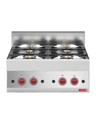 Fourneau gaz 4 feux Gastro M 650 - 17,2 kW