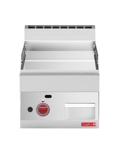 Plancha gaz 5.7kW plaque lisse chromée - Gastro M