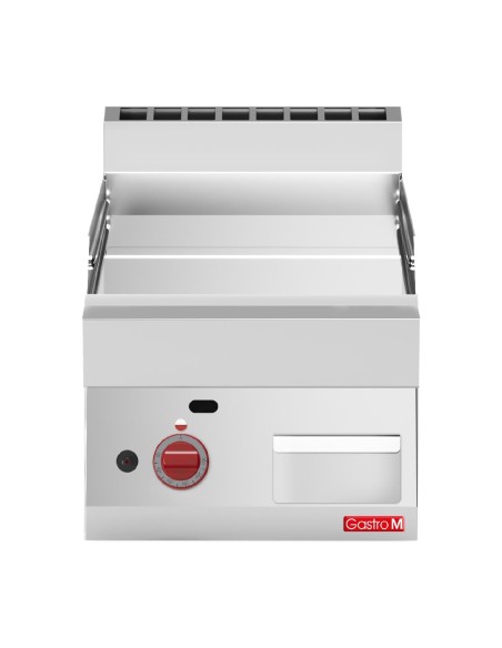 Plancha gaz 5.7kW plaque lisse chromée - Gastro M