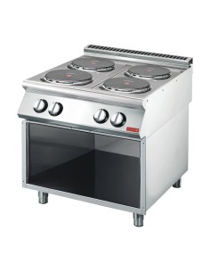 Fourneau électrique 4 plaques Gastro M 700 - 10,4 kW