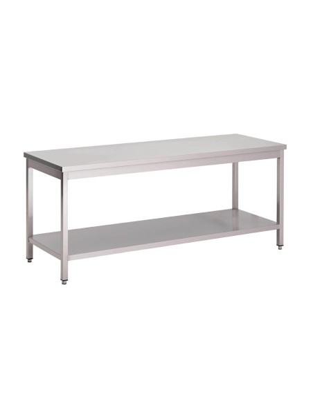 Table inox Gastro M 1400x700 - préparation professionnelle