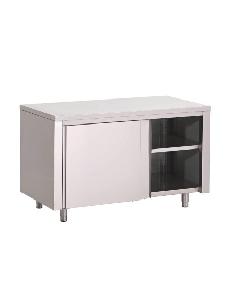 Table armoire inox 1600x700x850mm - Gastro M
